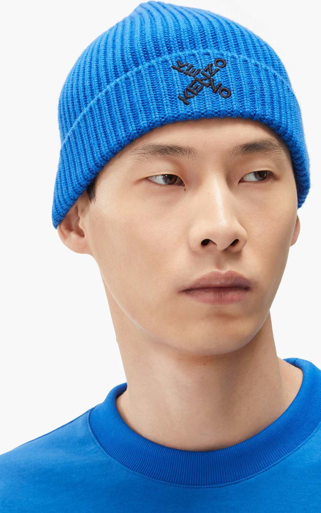 Kenzo Sport Gorro Hombre Azules | 1063982-JO